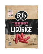 RJ's Licorice - Natural Soft Eating Raspberry Licorice - 12 x 300g