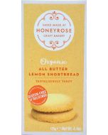 Honeyrose - Organic All Butter Lemon Shortbread - 6 x 125g