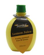 Sunita  - Lemon Juice  - 12 x 200ml