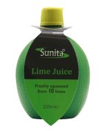 Sunita  - Lime Juice  - 12 x 200ml