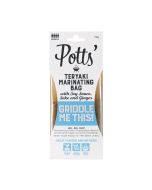 Potts - Teryaki with Soy Sauce, Sake & Ginger Marinating Bag - 10 x 150g