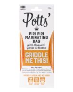 Potts - Piri Piri with Roasted Garlic & Lemon Marinating Bag - 10 x 150g