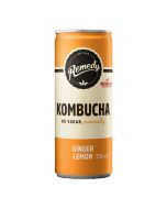 Remedy - Ginger Lemon Kombucha - 12 x 250ml