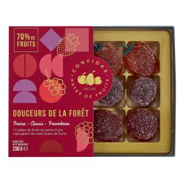 Confidas - Pâtes de Fruits Red Fruits inc. Strawberry, Blackcurrant ...