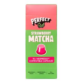 Perfectted Range PerfectTed - 10 Strawberry Matcha Pods - 6 x 50g