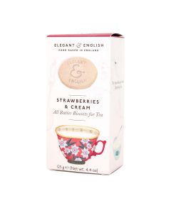 Elegant & English - Strawberry & Cream  - 6 x 140g