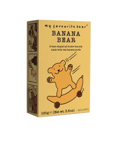 My Favourite Bear - Go Bananas Bear All Butter Biscuits with Real Banana  - 12 x 100g