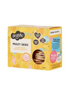 Angelic - Multi Seed Savoury Biscuits  - 8 x 142g