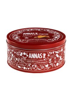 Anna's - Seasonal Tin Filled with Traditional Pepparkakor - 12 x 425g