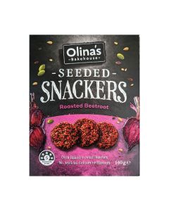 Olina's Bakehouse - Roasted Beetroot Seeded Snackers - 6 x 140g