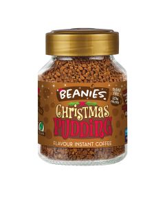 Beanies Coffee - Christmas Pudding Flavour Coffee - 6 x 50g