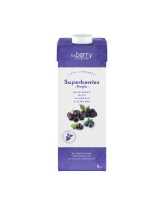 Berry Juice Company, The - Superberries Purple with Guarana Juice - 12 x 1L