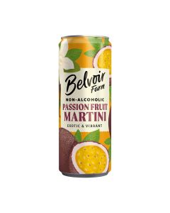 Belvoir - Non Alcoholic Passion Fruit Martini Can - 12 x 250ml