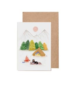 Beth Goodwin - Camping Greetings Card - 10 x cards