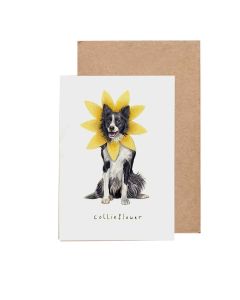 Beth Goodwin - Collieflower Greetings Card - 10 x cards