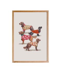 Beth Goodwin - Spaniels in Jumpers A4 Print - 3 x prints