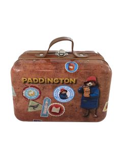Paddington Bear - Suitcase Tin With Shortbread Biscuits & English Breakfast Teabags - 10 x 275g