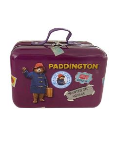 Paddington Bear - Suitcase Tin With Shortbread Biscuits & English Breakfast Teabags - 10 x 275g