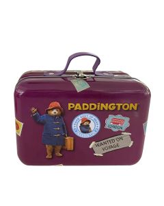 Paddington Bear - Suitcase Tin With Orange Marmalade  Chocolate Chunk Cookies - 10 x 300g