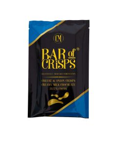 Bar of Crisps - Cheese & Onion Crisps Bar of Chocolate - 8 x 100g