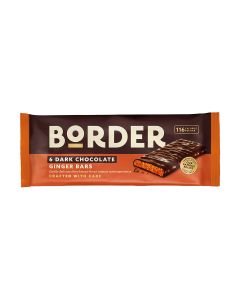 Border Biscuits - Dark Chocolate Ginger Bars - 18 x 24g