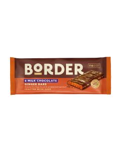Border Biscuits - Milk Chocolate Ginger Bars - 18 x 144g