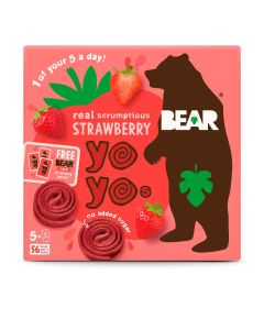 Bear - Multipack Strawberry Fruit Rolls - 6 x (5 x 20g)