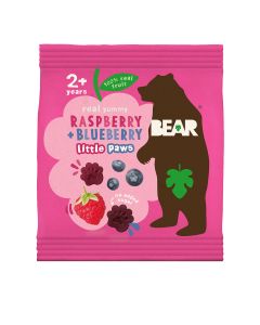 BEAR - Paws Raspberry & Blueberry Fruit Shapes  - 18 x 20g