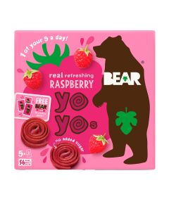 BEAR - Yoyo Raspberry - (5 x 20g) x 6