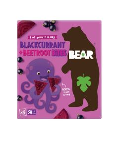 Bear - Blackcurrant & Beetroot bites - 4 x (5 x18g)