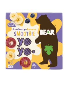 Bear - Yoyo Smoothies Blueberry and Banana Multipacks - 6 x 5x20g