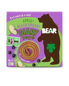 Bear - Giant Yoyo Apple Blackcurrant - 6 x 5 x 20g