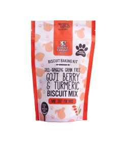 The Doggy Baking Co - Goji Berry & Turmeric Grain Free Dog Treat Baking Mix in a Pouch - 10 x 230g