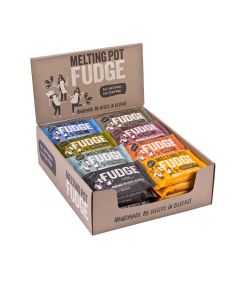 Melting Pot Fudge - Mixed case of Bars - 32 x 90g