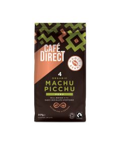 Cafedirect - Fairtrade Whole Bean Machu Picchu Org. Beans - 6 x 227g