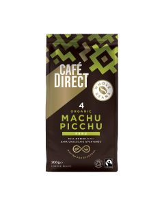 Cafedirect - Fairtrade Whole Bean Machu Picchu Org. Beans - 6 x 200g