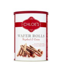 Chloes - Hazelnut & Cocoa Wafer Rolls in Tin - 5 x 400g