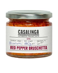 Casalinga - Red Pepper Bruschetta - 12 x 180g 