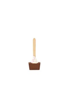 Cocoba - Milk Hot Chocolate Spoon With Christmas Tree Marshmallow - 12 x 50g