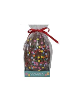 Cocoba - Milk Chocolate Drizzled Easter Egg with Candy Beans - 6 x 250g