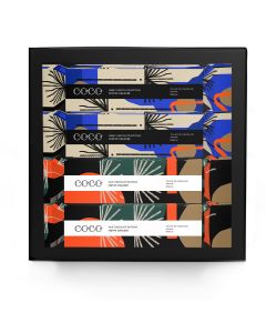 Coco Chocolatier - Milk & Dark Chocolate Buttons in Festive Cracker Gift Box - 5 x 400g
