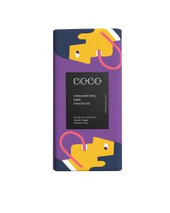 COCO Chocolatier - Cinnamon Roll Dark Chocolate Bar - 12 x 80g