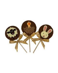 Chocolate Craft - Mixed Case: 3 Varieties of Egg Shaped Easter Lollies - Large Design - 10 x 30g