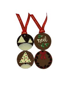Chocolate Craft - Mixed Case of Christmas Chocolate Tree Decorations - 15 x 30g