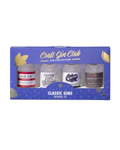 The Craft Gin Club  - Explorers' Classic Gin Set (6 x 4 x 20ml) - 6 x 80ml