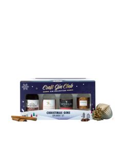 The Craft Gin Club - Explorers' Christmas Gin Set (6 x 4 x 20ml) - 6 x 80ml
