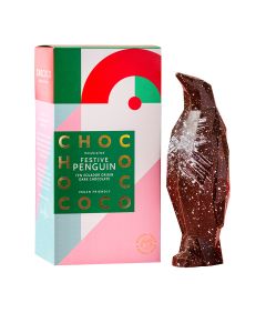 Chococo - 72% Ecuador Dark Chocolate Hollow Penguin - 6 x 120g