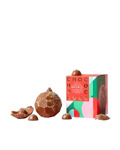 Chococo - 47% Colombian Milk Chocolate Bauble filled with Orange Gems - 6 x 150g