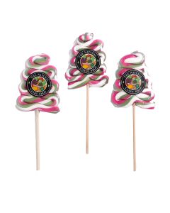 Natural Candy Shop - Christmas Tree Swirl Lollipops - 18 x 85g