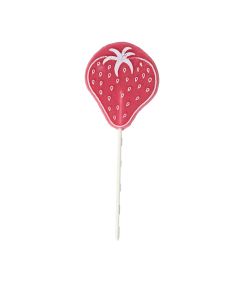 Natural Candy Shop - Strawberry Shaped Lollipop - 24 x 65g
